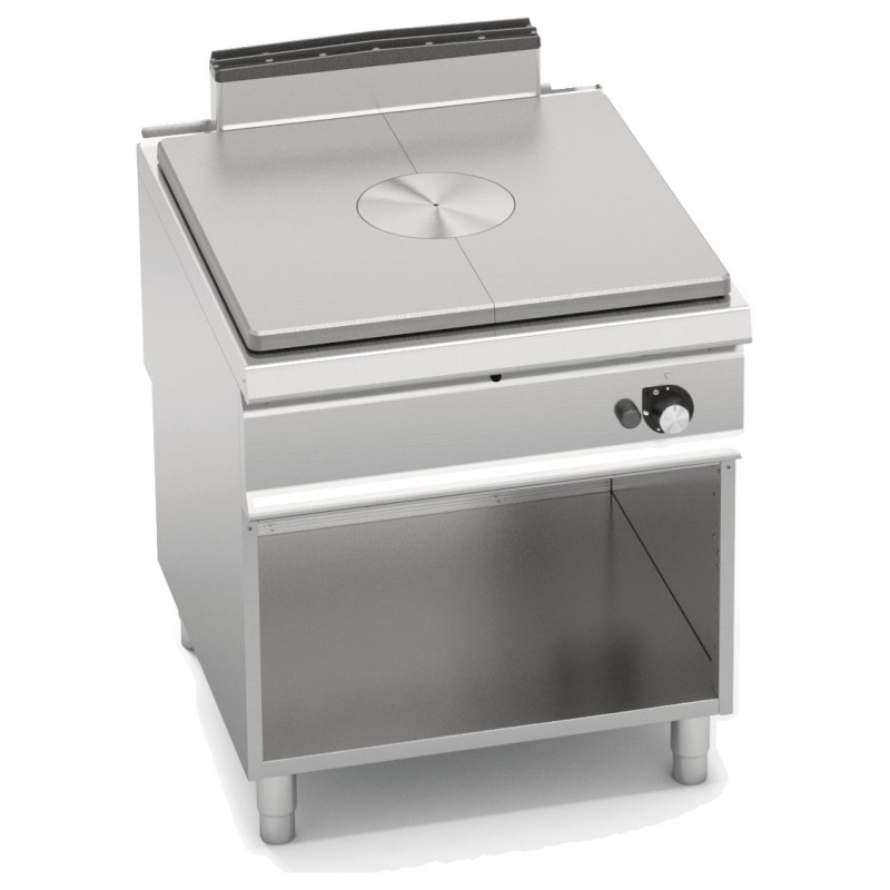 Placa radiante a gas coup de feu sobre mueble Berto's S900