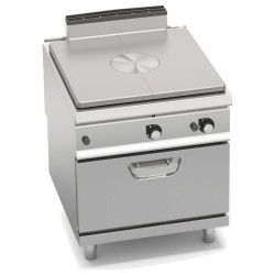 Placa radiante a gas coup de feu con horno a gas GN 2/1 Berto's S900