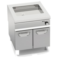 Asador eléctrico multifunción industrial 800 sobre mueble Berto's S900