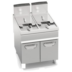Freidora industrial a gas 2 cubas 20+20 litros Berto's S900