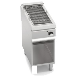 Parrilla eléctrica industrial 400 sobre mueble Berto's S900
