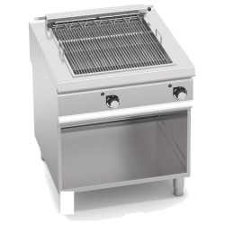 Parrilla eléctrica industrial 800 sobre mueble Berto's S900