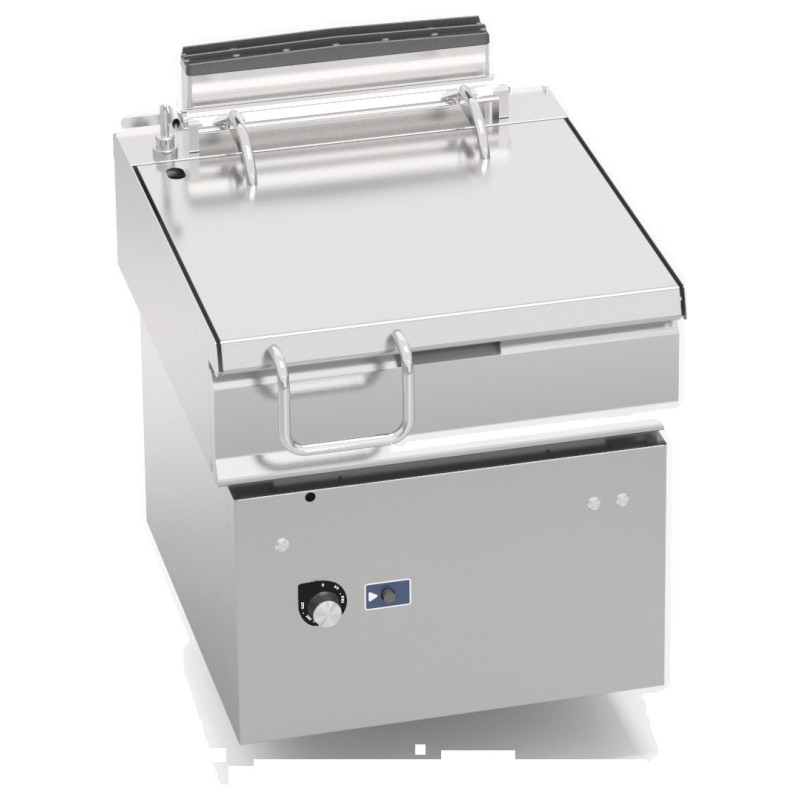 Sartén basculante a gas industrial 80 litros con elevación motorizada Berto's LX900 Top