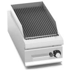 Barbacoa de piedra volcánica a gas 400 de sobremesa Berto's LX900 Top