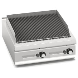 Barbacoa de piedra volcánica a gas 800 de sobremesa Berto's LX900 Top