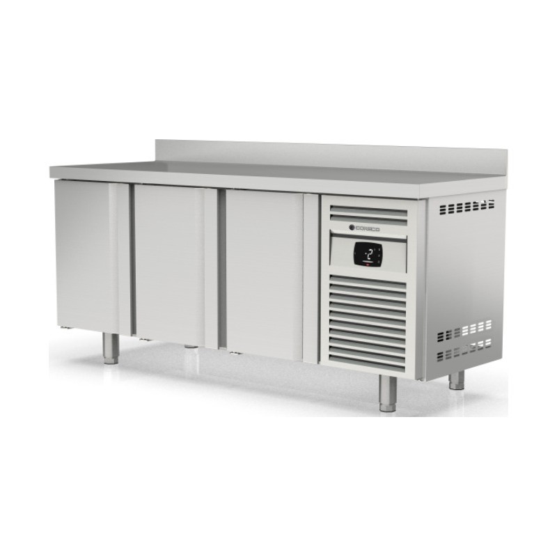 Mesa refrigerada Snack MRS-200 de 3 puertas