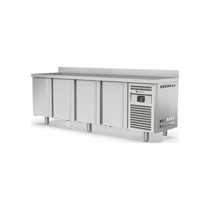Mesa refrigerada Snack con fregadero MRSF-250 de 4 puertas