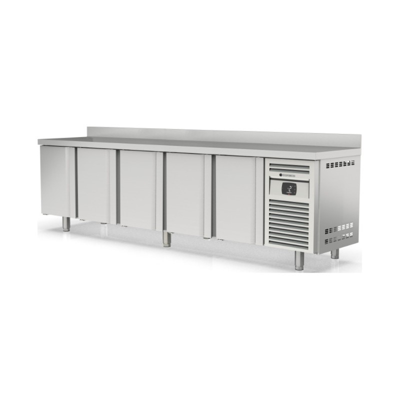 Mesa refrigerada Snack con fregadero MRSF-300 de 5 puertas