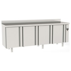 Mesa refrigerada Snack MRSP-220 para unidad remota con 4 puertas