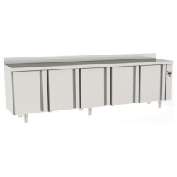 Mesa refrigerada Snack MRSP-270 para unidad remota con 5 puertas