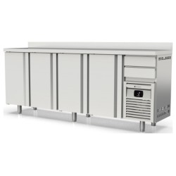 Mesa refrigerada frente mostrador FMR-250 de 4 puertas