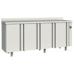 Mesa refrigerada frente mostrador FMRP-220 para unidad remota con 4 puertas