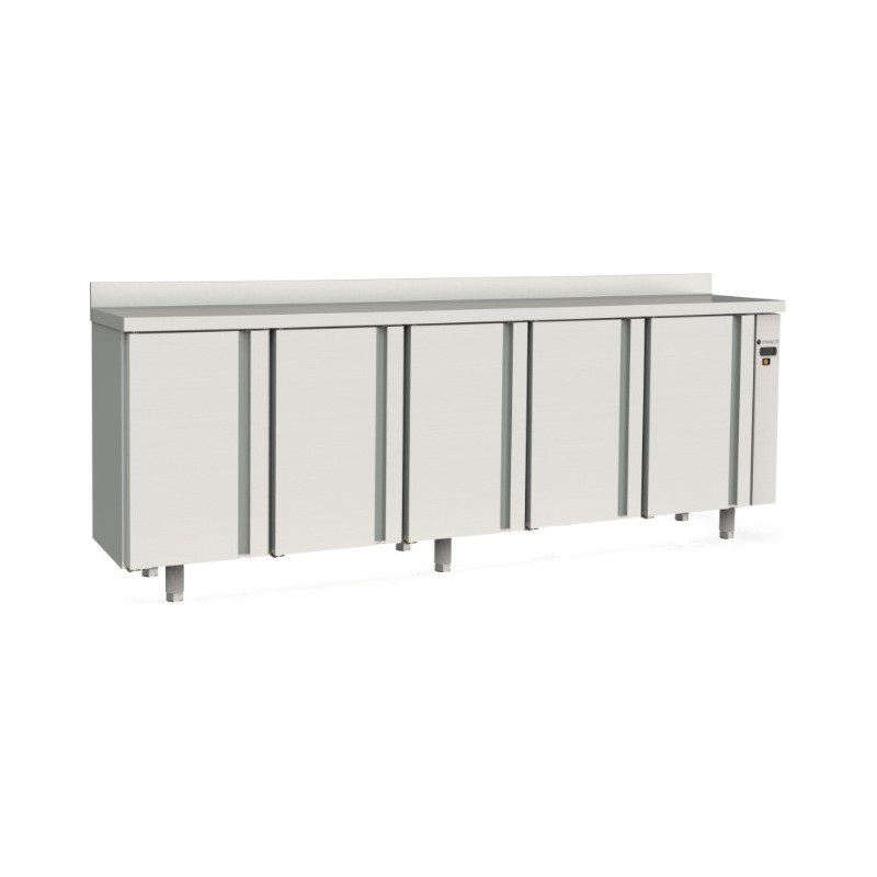 Mesa refrigerada frente mostrador FMRP-270 para unidad remota con 5 puertas
