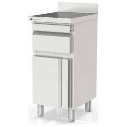 Mueble cafetero compacto MCC-50-T con cajón tolva y puerta