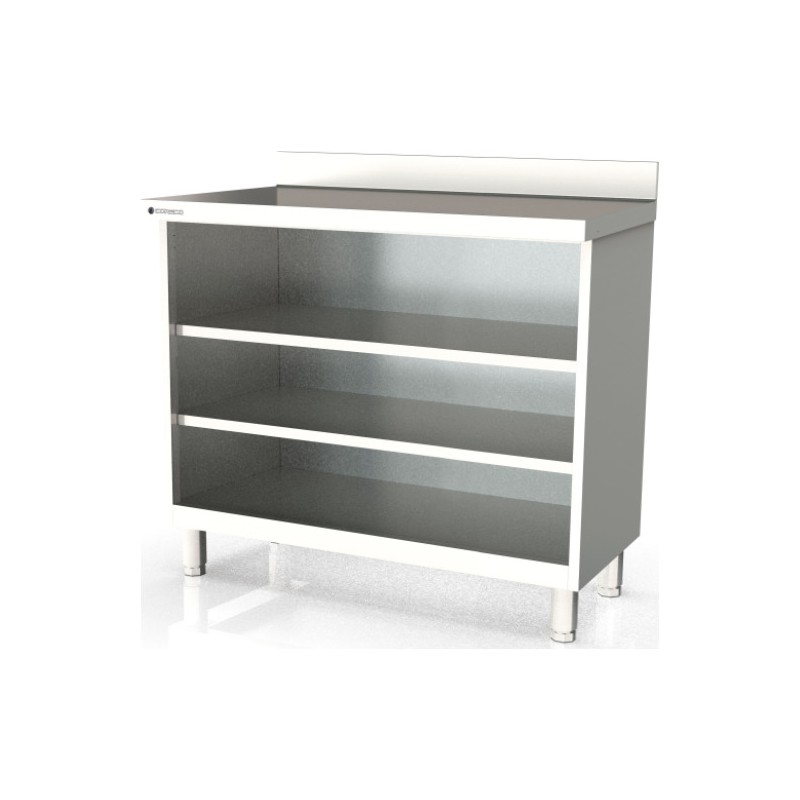 Estantería frente mostrador EFM60-100-2 de 990 mm y fondo 600 con 2 estantes