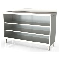 Estantería frente mostrador EFM60-100-2 de 990 mm y fondo 600 con 2 estantes