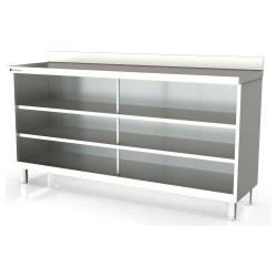 Estantería frente mostrador EFM60-100-2 de 990 mm y fondo 600 con 2 estantes