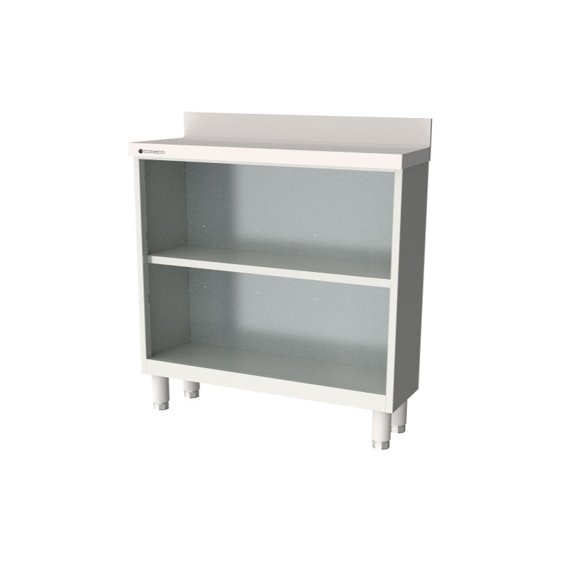 Estantería frente mostrador EFM35-100 de 990 mm y fondo 350 con 1 estante