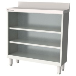 Estantería frente mostrador EFM35-100-2 de 990 mm y fondo 350 con 2 estantes