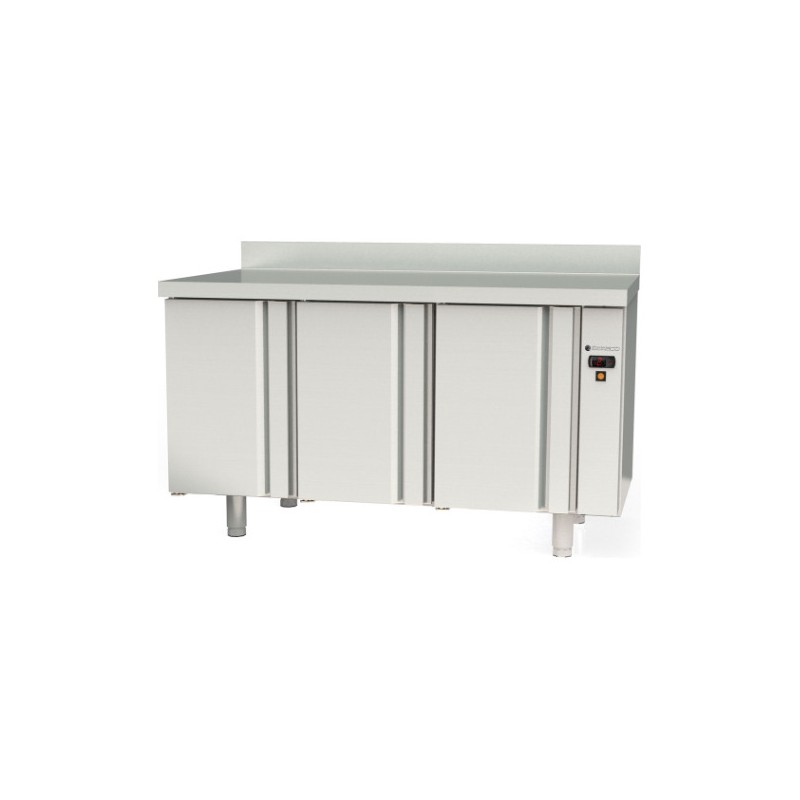 Mesa refrigerada GN 1/1 MRGP-170 para unidad remota con 3 puertas
