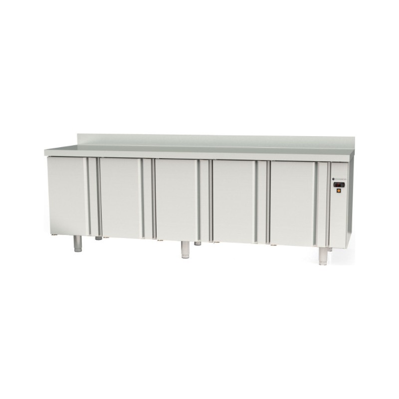 Mesa refrigerada GN 1/1 MRGP-270 para unidad remota con 5 puertas