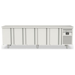 Mesa refrigerada central GN 1/1 MFCG-300 de 5 puertas por cara