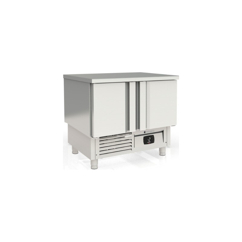 Mesa refrigerada compacta GN 1/1 MF-100 de 2 puertas
