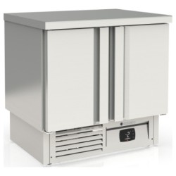Mesa refrigerada compacta GN 1/1 MFC-100 de 2 puertas