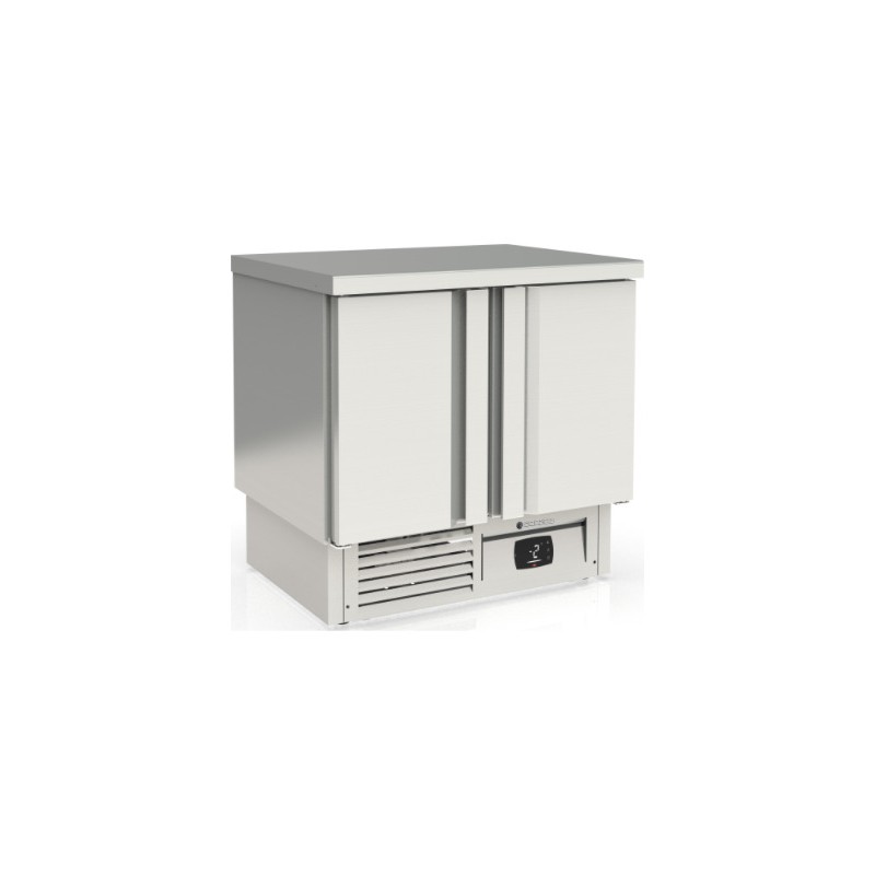 Mesa refrigerada compacta GN 1/1 MFC-100 de 2 puertas