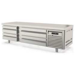 Mesa refrigerada bajo cocina KBR-65 con cajoneras GN 1/1