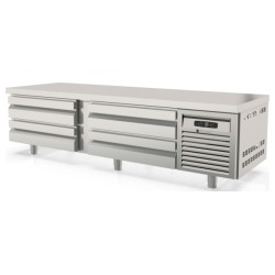 Mesa refrigerada bajo cocina KBR-83 con cajoneras GN 1/1