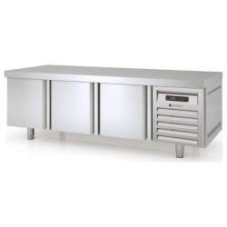 Mesa refrigerada bajo cocina GN 1/1 MFB-180 de 3 puertas