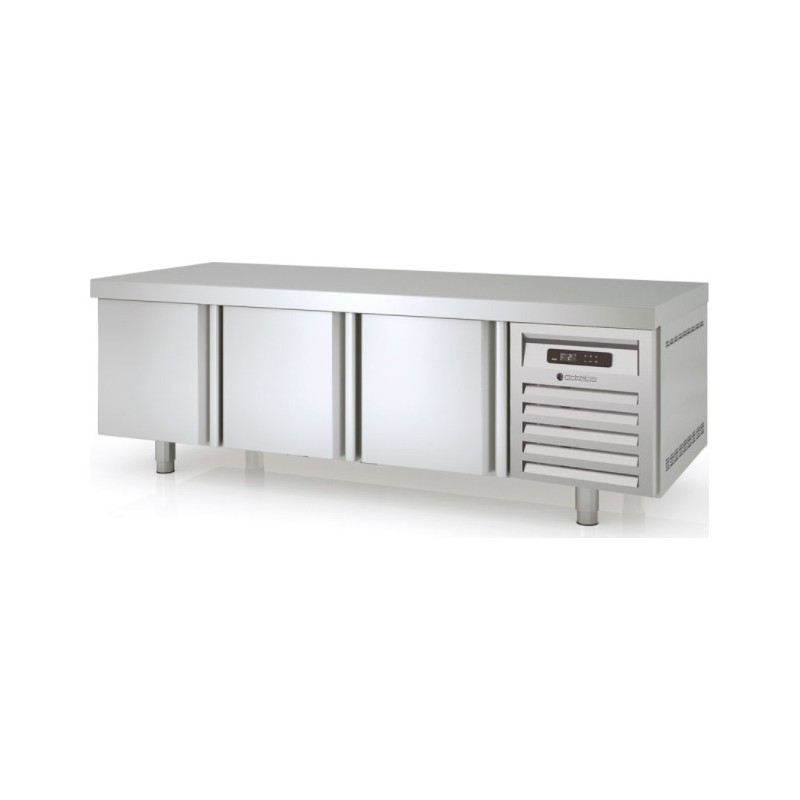 Mesa refrigerada bajo cocina GN 1/1 MFB-180 de 3 puertas