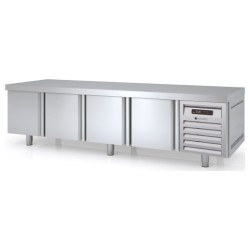 Mesa refrigerada bajo cocina GN 1/1 MFB-225 de 4 puertas
