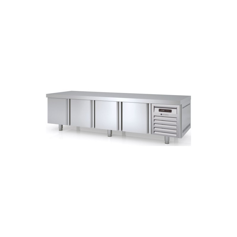 Mesa refrigerada bajo cocina GN 1/1 MFB-225 de 4 puertas