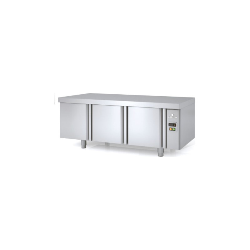 Mesa refrigerada bajo cocina GN 1/1 MFBP-150 para unidad remota de 3 puertas