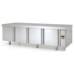 Mesa refrigerada bajo cocina GN 1/1 MFBP-195 para unidad remota de 4 puertas