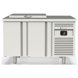 Mesa fría Salad Chef GN 1/1 MFE-150 de encimera abierta y 2 puertas