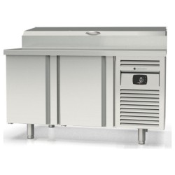 Mesa fría Salad Chef MFEI60-150 con expositor para 8 cubetas GN 1/4 y 2 puertas