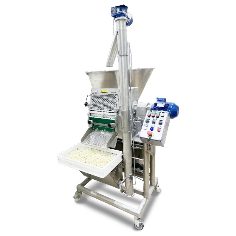 Máquina para hacer ñoquis industrial de 12 orificios. Producción de 400 a 600 Kg/h