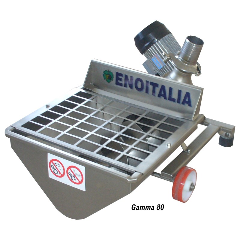 Bomba de trasiego volumétrica de rotor elíptico con tolva Gamma 80 2,5 HP - 6.000-8.000 kg/h