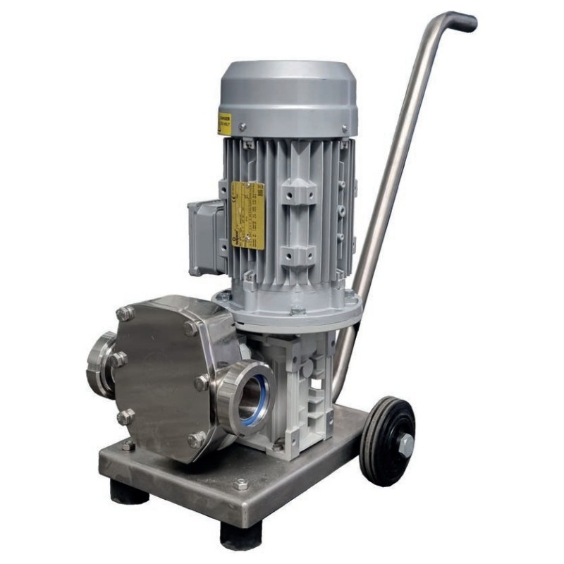 Bomba de lóbulos inox para dosificación de líquidos PL100 2,2 kW - 2.000 l/h