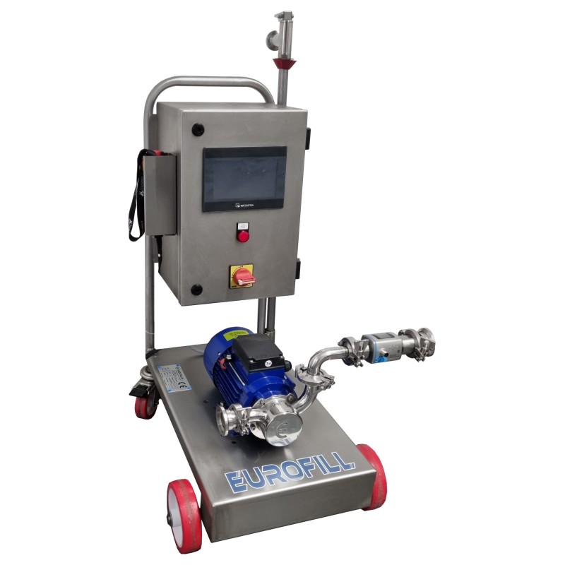 Bomba dosificadora y contalitros Eurofill 30 con pantalla táctil y radiocontrol 2,2 kW