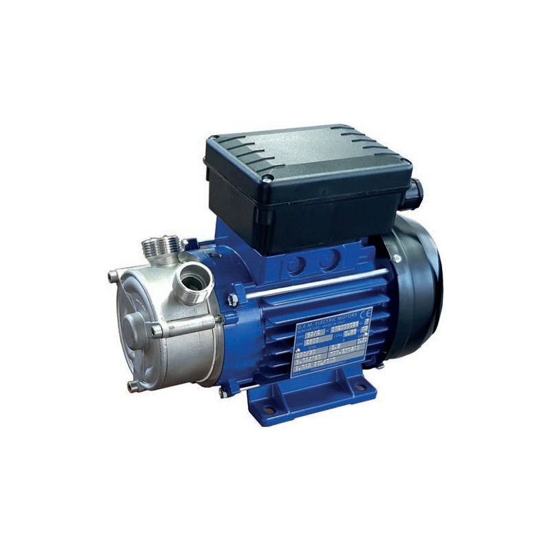 Bomba centrífuga de anillo líquido inox AISI 304 ENOS 20 0,33 kW - 1.680 l/h