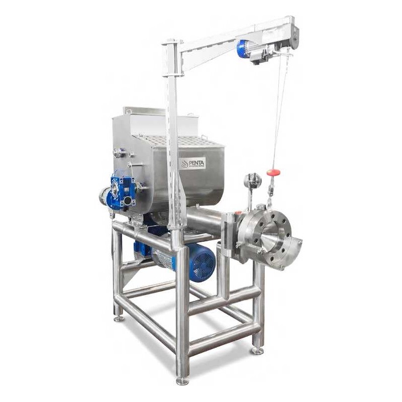 Extrusora de pasta industrial Integrex de doble cuba. Modelos P20, P40 y P60