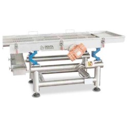 Distribuidor vibratorio para pasta fresca y ñoquis con recogida de harina