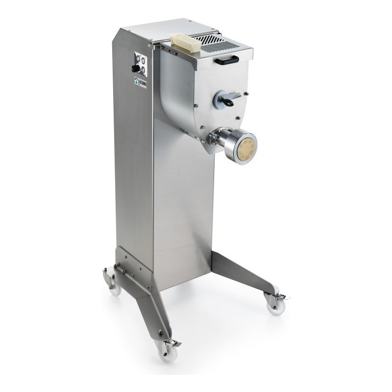 La Felsinea CiaoPasta 10 FS - Extrusora para pasta de 20 Kg/h con ruedas