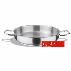 Paellera sin tapa Inox-Pro - Diámetro: 60 cm - Altura: 10 cm - Capacidad: 28 lts