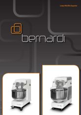 Catálogo PDF - Amasadora de brazos verticales Bernardi BTS 24. Cuba de 35 litros/24 Kg