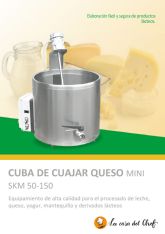 Catálogo PDF - Cuba de cuajar queso - mini 50–150 litros